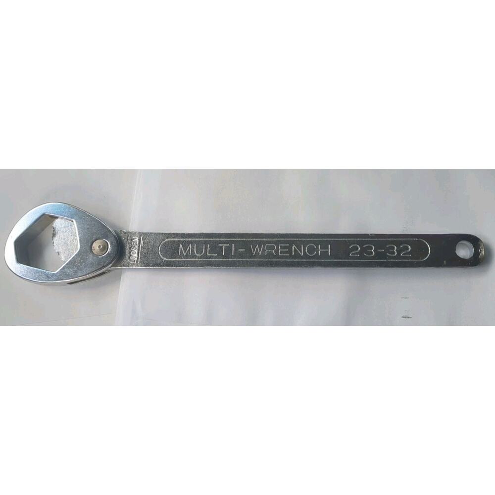 Vintage Multi Wrench Tool 10-5 /8" Long 7/8" To 1 1/4" & 23-32mm